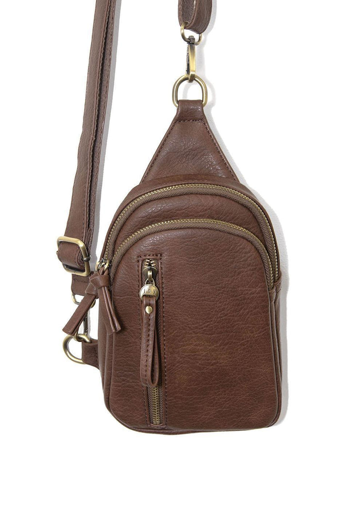 Skyler sling bag in mocha